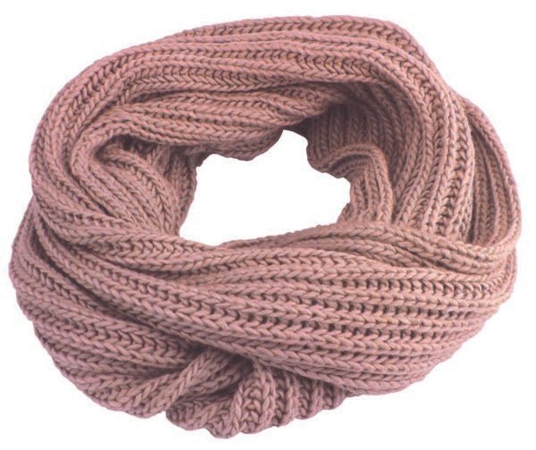 Acrylic Infinity Scarf – Bulky Knit Winter Loop Scarf - Urban Caps