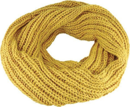 Acrylic Infinity Scarf – Bulky Knit Winter Loop Scarf - Urban Caps
