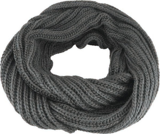 Acrylic Infinity Scarf – Bulky Knit Winter Loop Scarf - Urban Caps