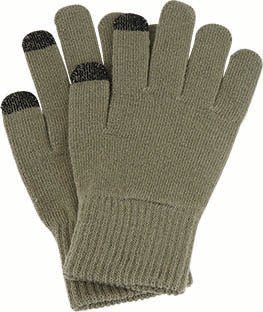Acrylic Knit Touchscreen Smart Gloves with Ribbed Cuff – Unisex - Urban Caps