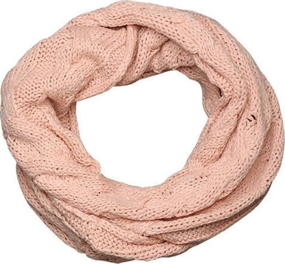 Acrylic Pattern Knit Infinity Scarf – Winter Loop Design - Urban Caps