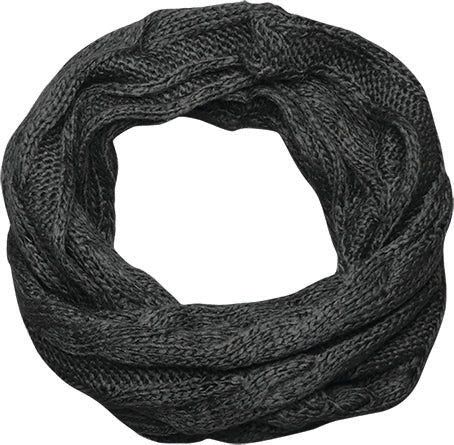 Acrylic Pattern Knit Infinity Scarf – Winter Loop Design - Urban Caps
