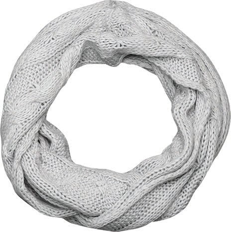Acrylic Pattern Knit Infinity Scarf – Winter Loop Design - Urban Caps