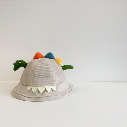Sun Protection Sunshade Net Eyes Dinosaur Boy Summer Summer - Urban Caps 