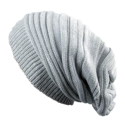 Two-Color Melaleuca Pleated Warm Pullover Pile Hat: Stylish and Cozy - Urban Caps 