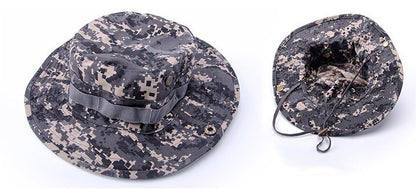 Camouflage Summer Fisherman Outdoor Sunscreen Hat - Urban Caps 