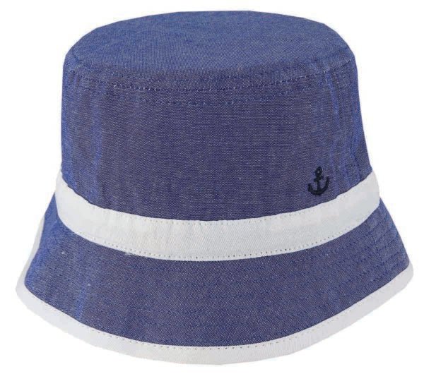 Anchor – Kids' Bucket Hat with Chin Tie and Wide Brim - Urban Caps
