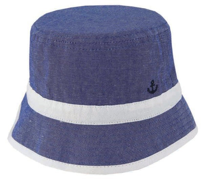 Anchor – Kids' Bucket Hat with Chin Tie and Wide Brim - Urban Caps