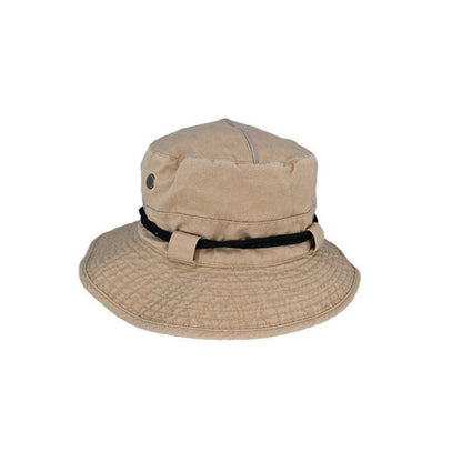 Archer Cotton Drill Bush Hat with Zip - Away Fly Veil - Urban Caps