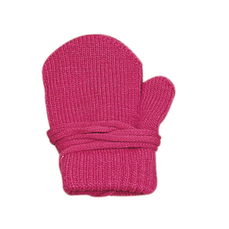 Ari Children's Stretch Acrylic Knit Mittens with Connecting Cord - Urban Caps