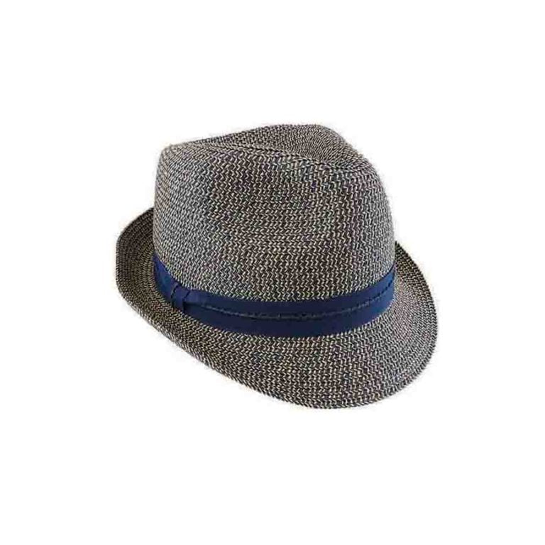 Armadale Braided Trilby Hat with Petersham Stitched Feature Band - Urban Caps