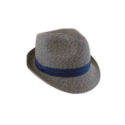 Armadale Braided Trilby Hat with Petersham Stitched Feature Band - Urban Caps