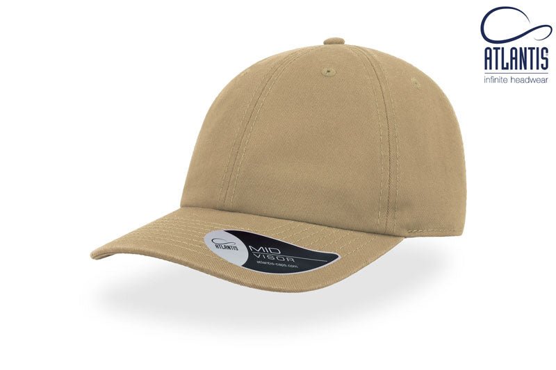 Atlantis Dad Hat – Washed Chino Cotton with Stitched Eyelets & Cotton Sweatband | NZ Stock - Urban Caps