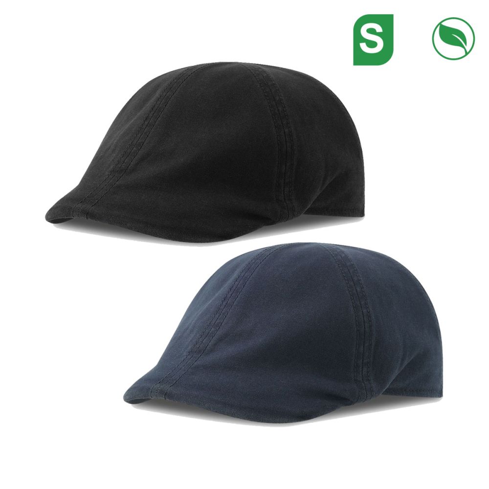 Atlantis Gatsby Street Cheese Cutter Cap‑S – Sustainable Cotton Blend - Urban Caps