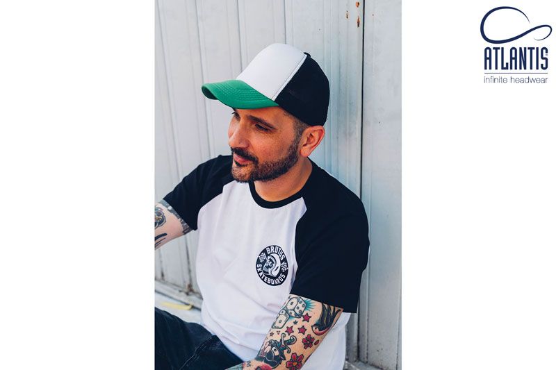 Atlantis Rapper Jersey Cap – Structured Front with 8 - Stitch Visor & Cotton Sweatband | NZ Stock - Urban Caps