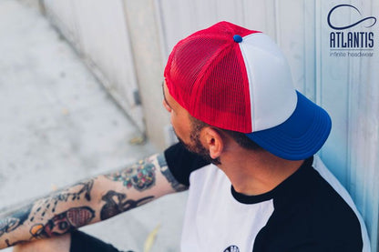 Atlantis Rapper Jersey Cap – Structured Front with 8 - Stitch Visor & Cotton Sweatband | NZ Stock - Urban Caps