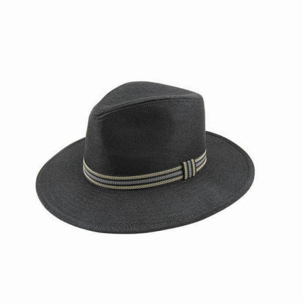 Avenel Noah Polyester Safari Hat with Wide Brim and Ribbon Band – UPF 50+ Sun Protection - Urban Caps