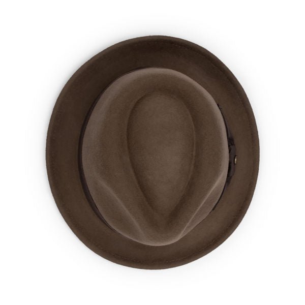 Avenel Pablo Australian Wool Felt Trilby Hat with Petersham Band and Signature Pin - Urban Caps