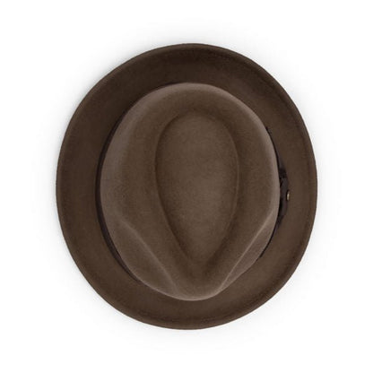 Avenel Pablo Australian Wool Felt Trilby Hat with Petersham Band and Signature Pin - Urban Caps