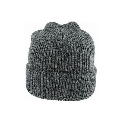Avenel Paulie Fisherman’s Rib Beanie – Double Knit Ragg Wool Winter Hat - Urban Caps