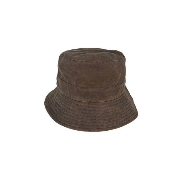 Avenel Phillips Waxed Cotton Bucket Hat with Small Brim and UPF 50+ Protection - Urban Caps