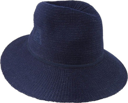 Avenel Polyester Wide Brim Outback Hat with Tone - on - Tone Band - Urban Caps