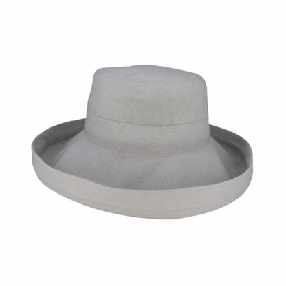 Avenel Whitney Deluxe Cotton Linen Breton Hat with Turned Brim and UPF 50+ Protection - Urban Caps