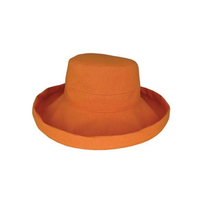 Avenel Whitney Deluxe Cotton Linen Breton Hat with Turned Brim and UPF 50+ Protection - Urban Caps