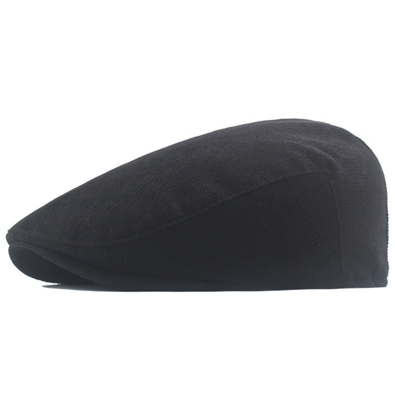 Winter Tweed Flat Cap Men's Newsboy Cap Baby British Retro Beret - Urban Caps 