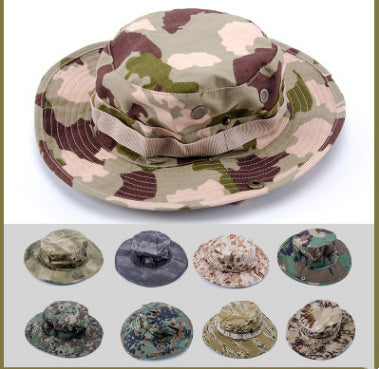Camouflage Summer Fisherman Outdoor Sunscreen Hat - Urban Caps 