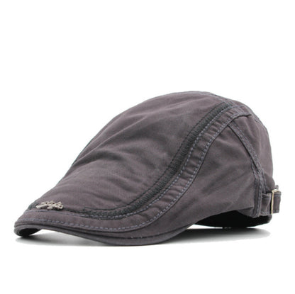 Men’s Retro Cotton Sun Cap – Embroidered Dome Style | Adjustable Fit - Urban Caps 