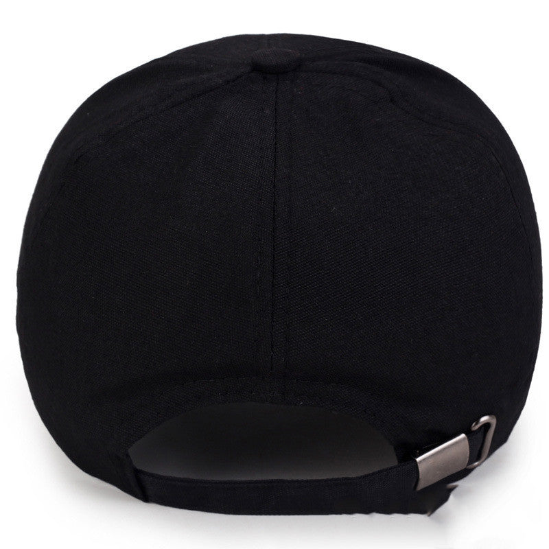 Canvas Small F Baseball Cap Men And Women Fashion Four Seasons Leisure - Urban Caps 