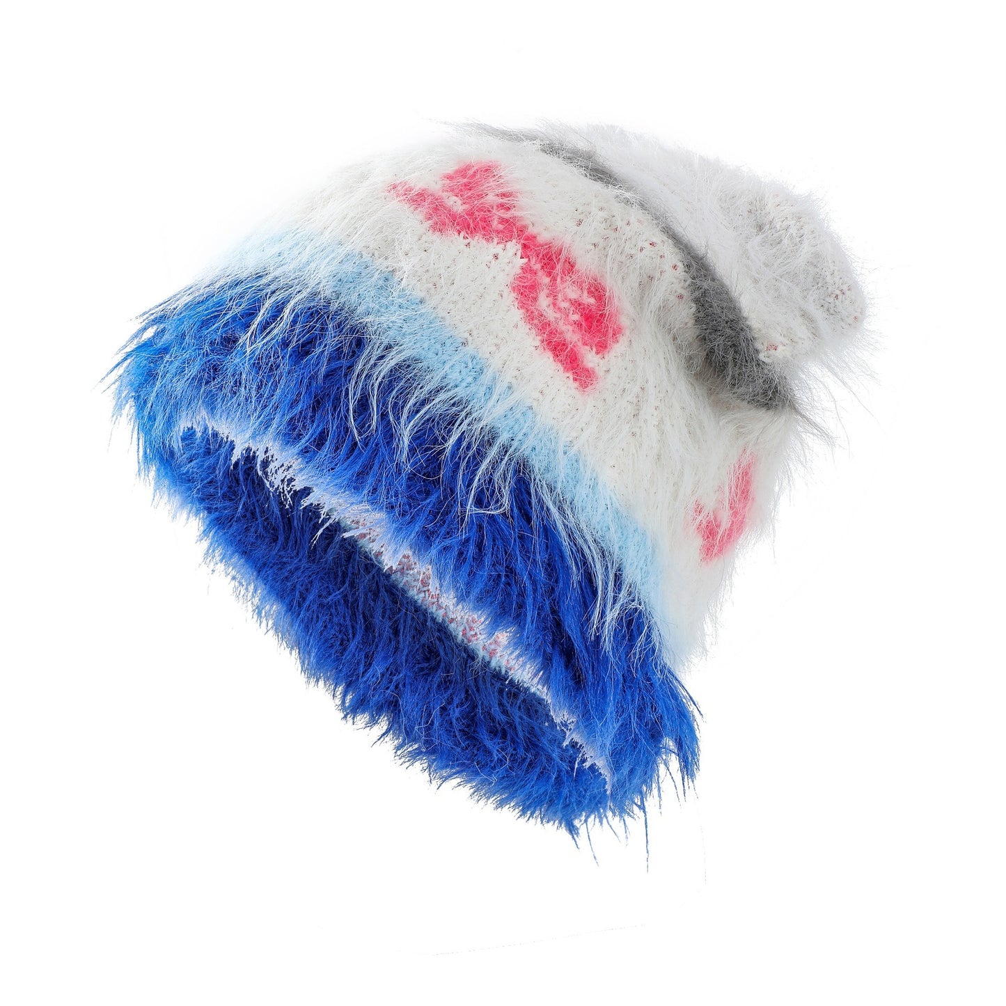 Cute Cat Ears Knitted Hat Earflaps Slipover Woolen Cap - Urban Caps 