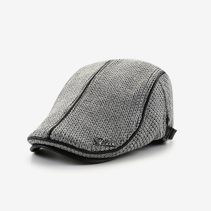 Men's Thickened Warm Casual British Knitted Hat - Urban Caps 