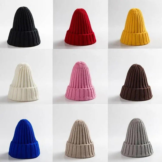 Baby Pullover Knit Beanie – Warm Woolen Winter Hat for Infants & Toddlers (48–52cm) - Urban Caps