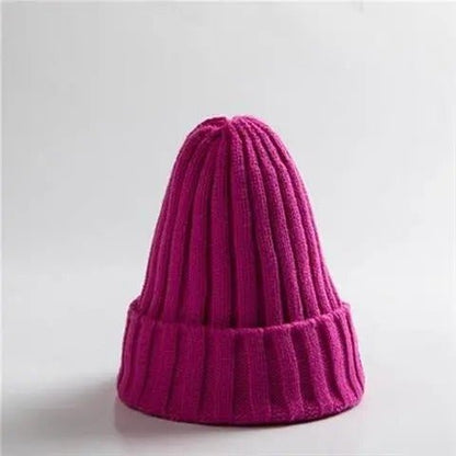 Baby Pullover Knit Beanie – Warm Woolen Winter Hat for Infants & Toddlers (48–52cm) - Urban Caps