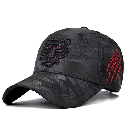 Tiger Head Men's Baseball Cap - Urban Caps 