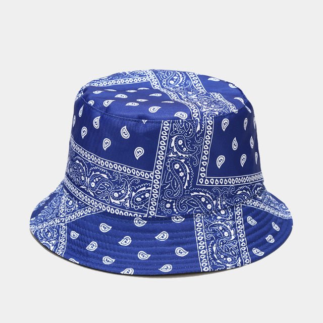 Bandana Print Bucket Hats With Multiple Colorways - Urban Caps