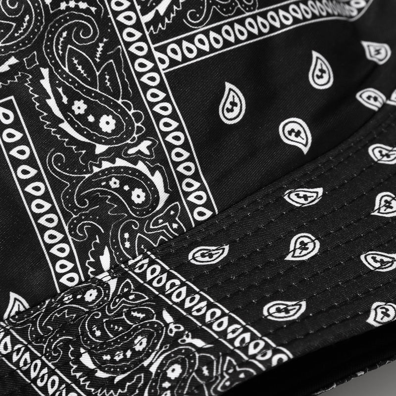 Bandana Print Bucket Hats With Multiple Colorways - Urban Caps
