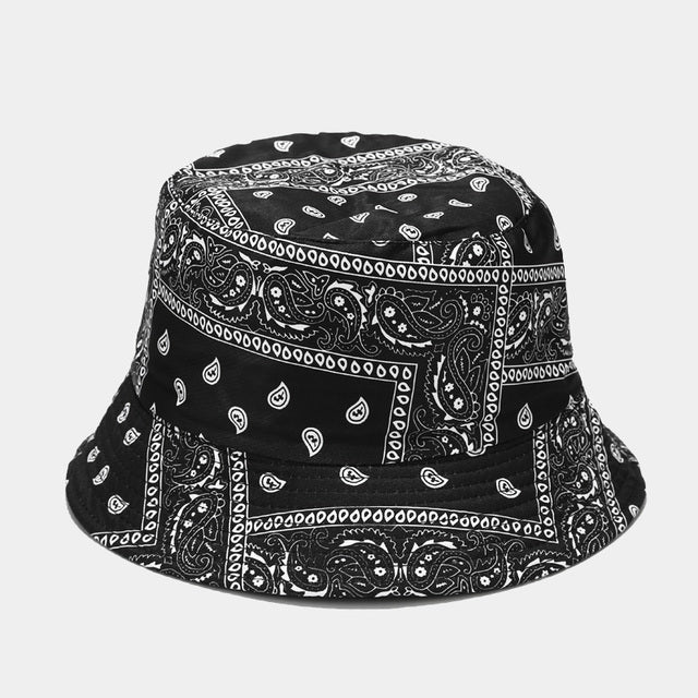 Bandana Print Bucket Hats With Multiple Colorways - Urban Caps