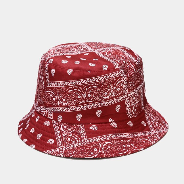 Bandana Print Bucket Hats With Multiple Colorways - Urban Caps