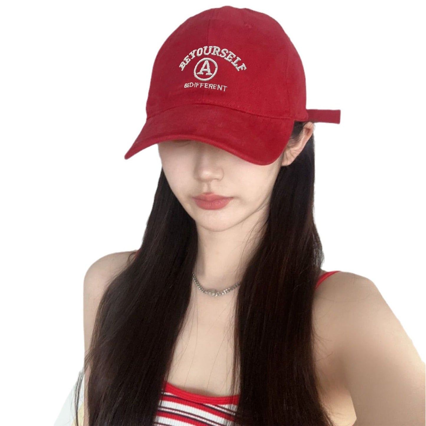 Baseball Cap Female Embroidered Couple Face - Urban Caps