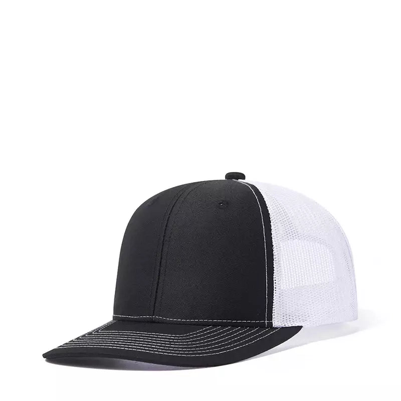 Basic Trucker Snapback Cap - Minimalist Casual Trucker Style Hat For Everyday Use