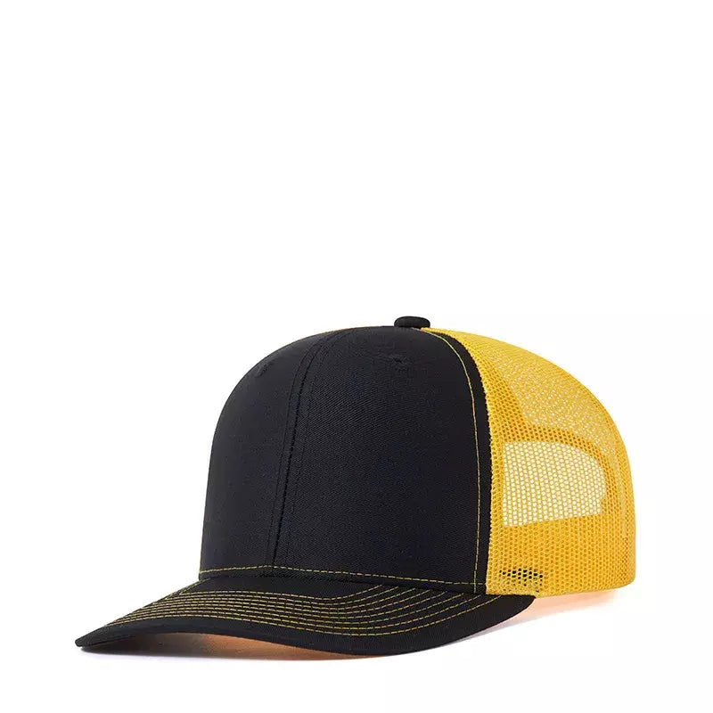 Basic Trucker Snapback Cap - Minimalist Casual Trucker Style Hat For Everyday Use