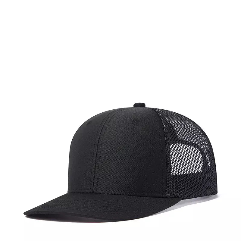 Basic Trucker Snapback Cap - Minimalist Casual Trucker Style Hat For Everyday Use
