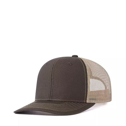 Basic Trucker Snapback Cap - Minimalist Casual Trucker Style Hat For Everyday Use