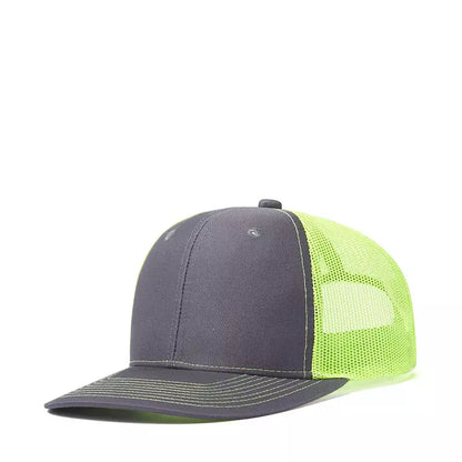 Basic Trucker Snapback Cap - Minimalist Casual Trucker Style Hat For Everyday Use