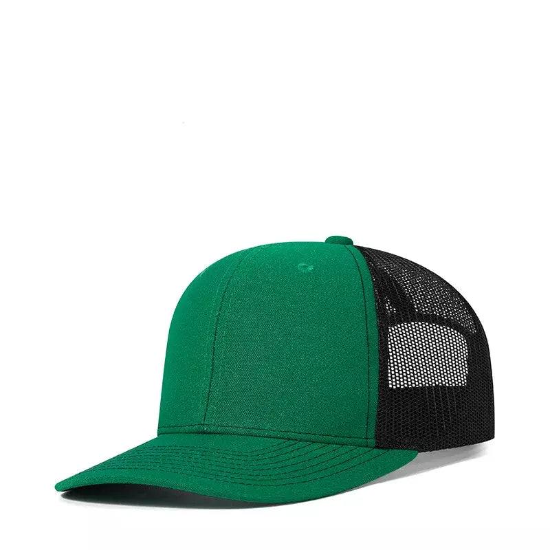 Basic Trucker Snapback Cap - Minimalist Casual Trucker Style Hat For Everyday Use