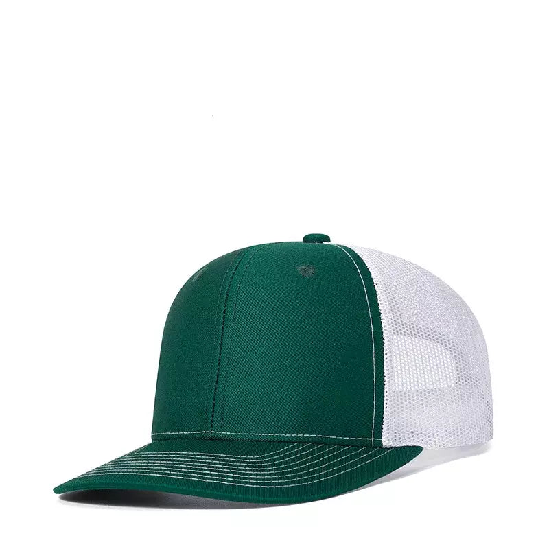 Basic Trucker Snapback Cap - Minimalist Casual Trucker Style Hat For Everyday Use