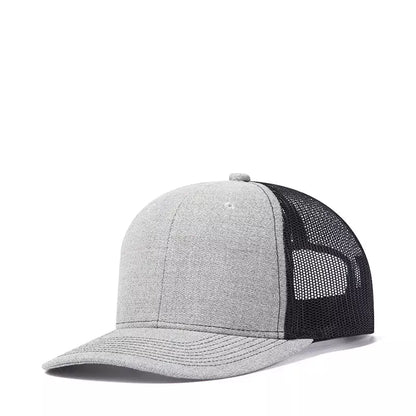 Basic Trucker Snapback Cap - Minimalist Casual Trucker Style Hat For Everyday Use